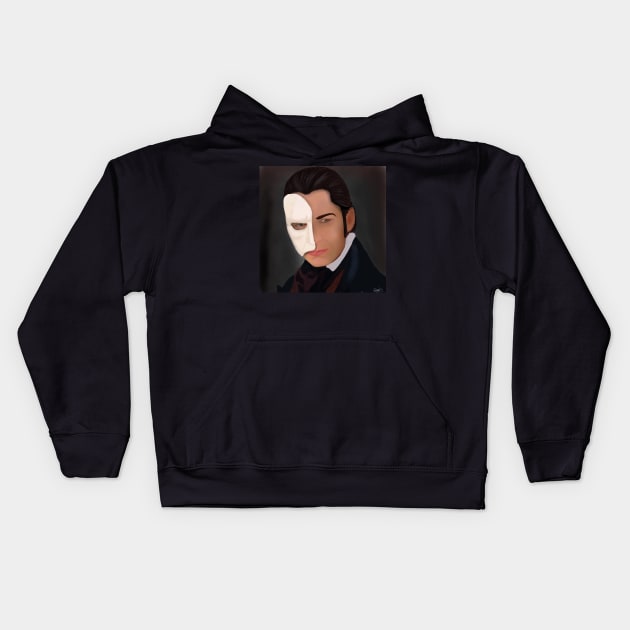 Gerard Butler Kids Hoodie by Vallieboy_art